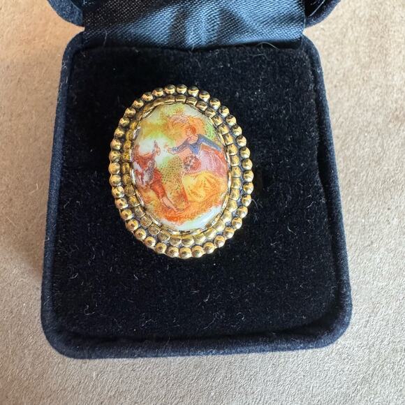 Renaissance Bohemian Style Adjustable Ring - Picture 1 of 9